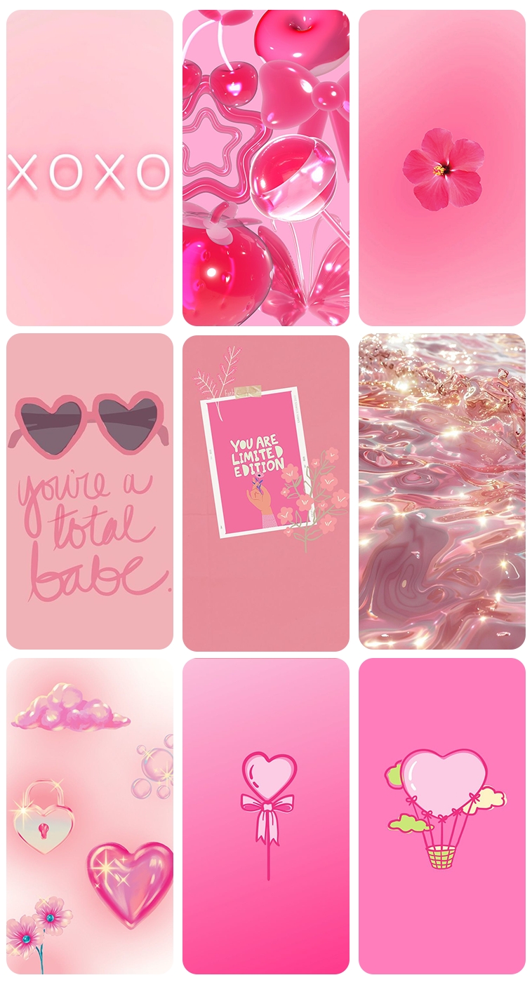 粉色美學(xué)壁紙最新版