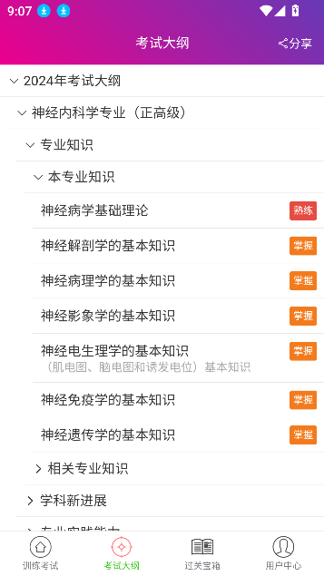 神經(jīng)內(nèi)科高級(jí)職稱題庫APP最新版