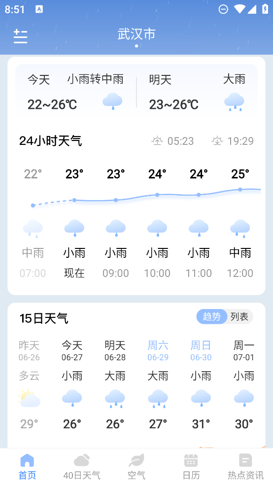 今日天氣App更新版