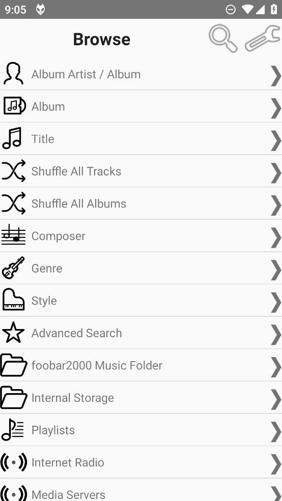 foobar2000移動(dòng)版音樂(lè)播放器