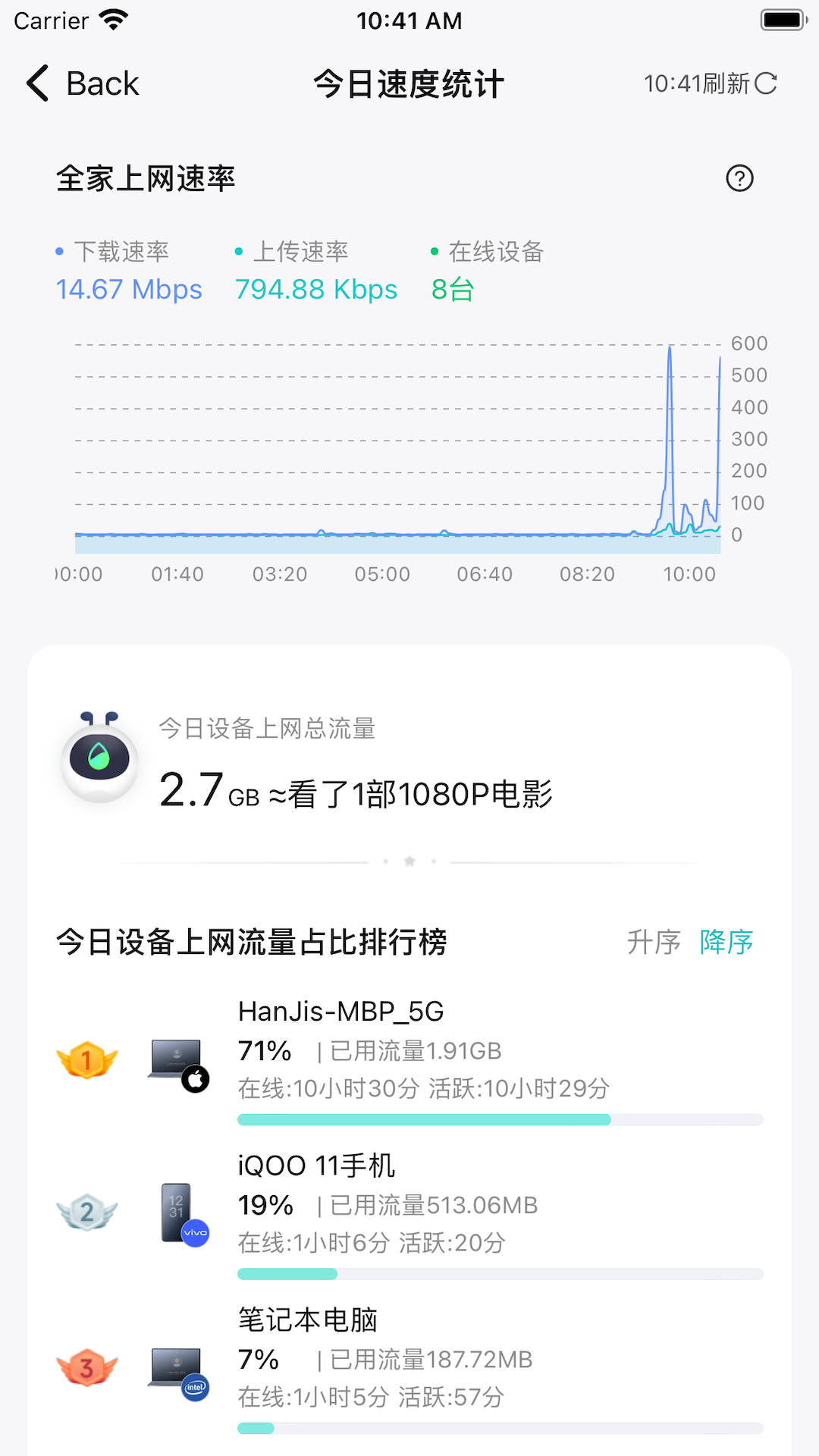 銳捷星耀家APP新版本