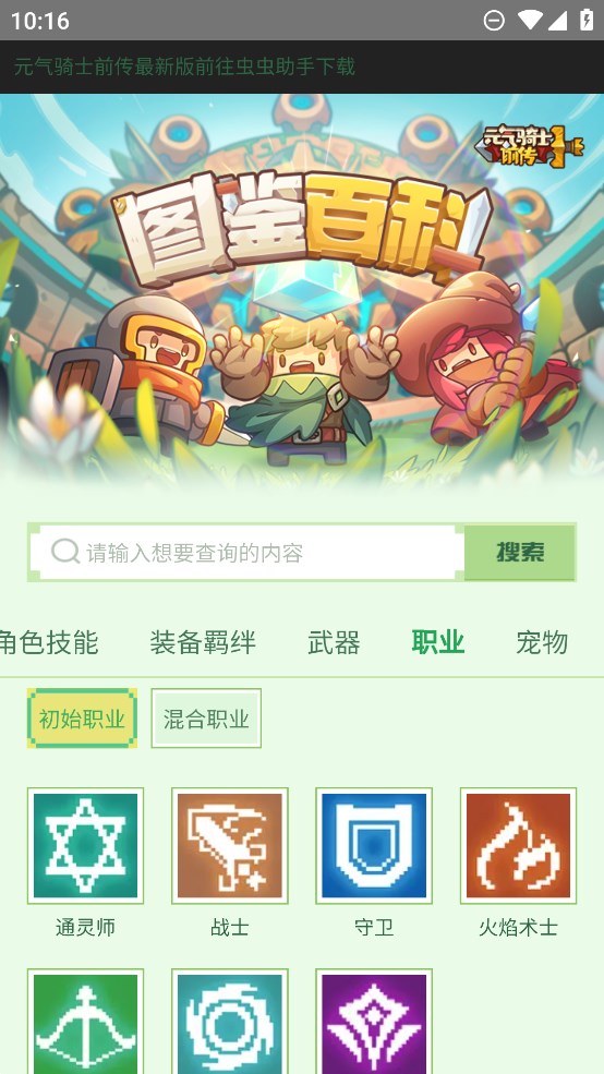 元?dú)怛T士前傳寵物技能大全官方版