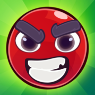 Red Bounce Ball Adventure