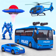 公交機器人變身戰(zhàn)斗官方版：警察巴士機器人