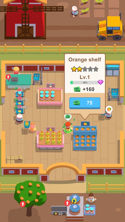 Mart And Farm: Idle Tycoon閑置迷你超市游戲