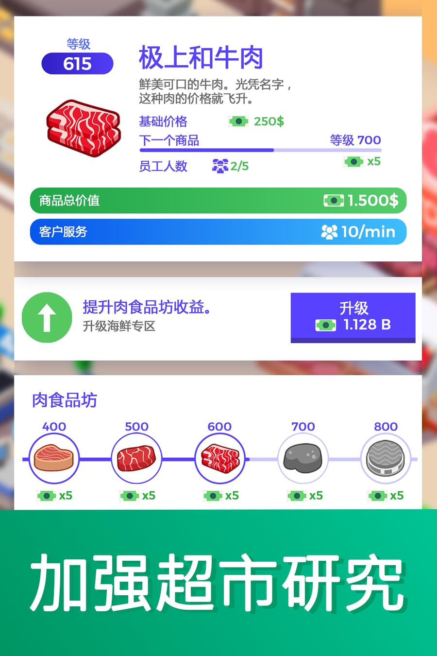 閑置商場大亨最新版(Idle Supermarket Tycoon)