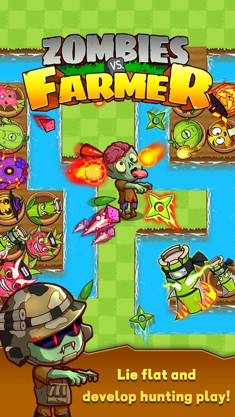 僵尸大戰(zhàn)農(nóng)夫最新版(ZombiesVsFarmer)