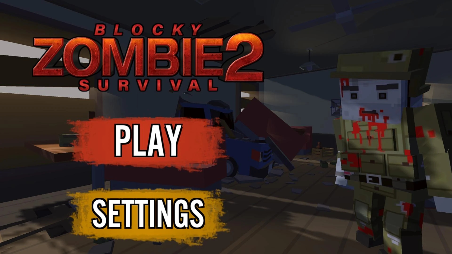 方塊僵尸生存2最新版(Blocky Zombie Survival 2)