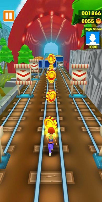 地鐵列車環(huán)形流道官方版Subway Train Endless Runner