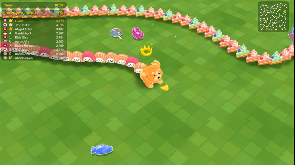 甜蜜的穿越官方版Sweet Crossing Snake.io