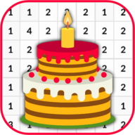 生日蛋糕數(shù)字涂色最新版