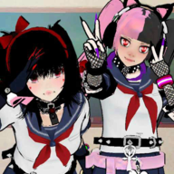 《女子校園模擬器3D多人沙盒》