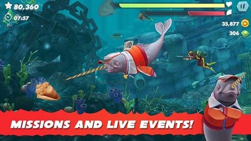 饑餓的鯊魚 v.2.4.9 內(nèi)購(gòu)版