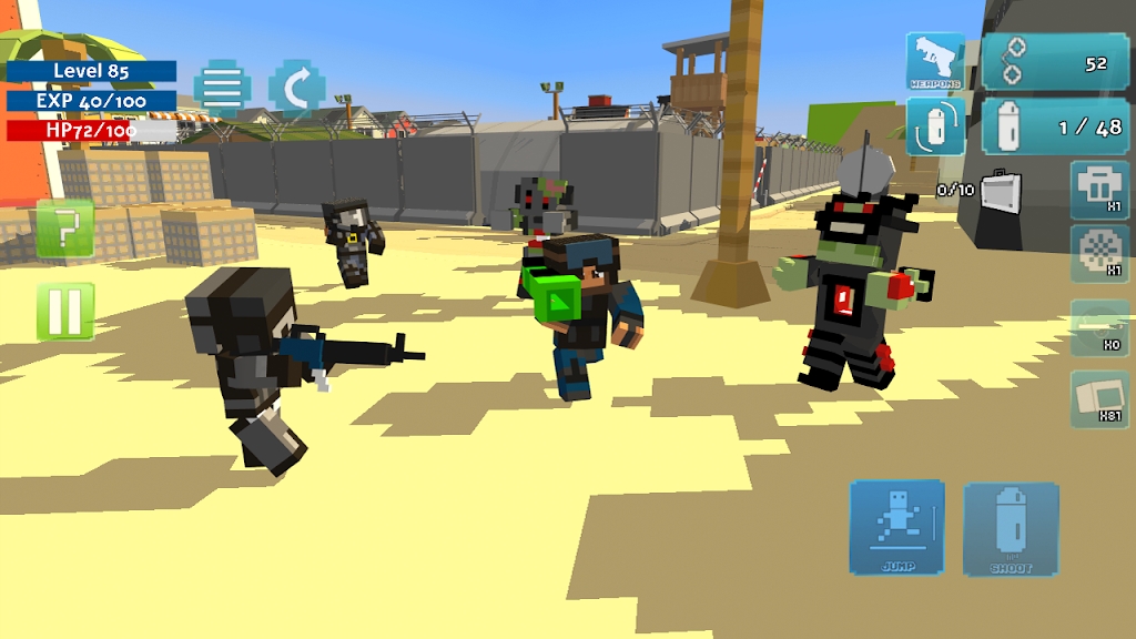 方塊特警隊(duì)官方版：Block Gun Pixel Jetpack