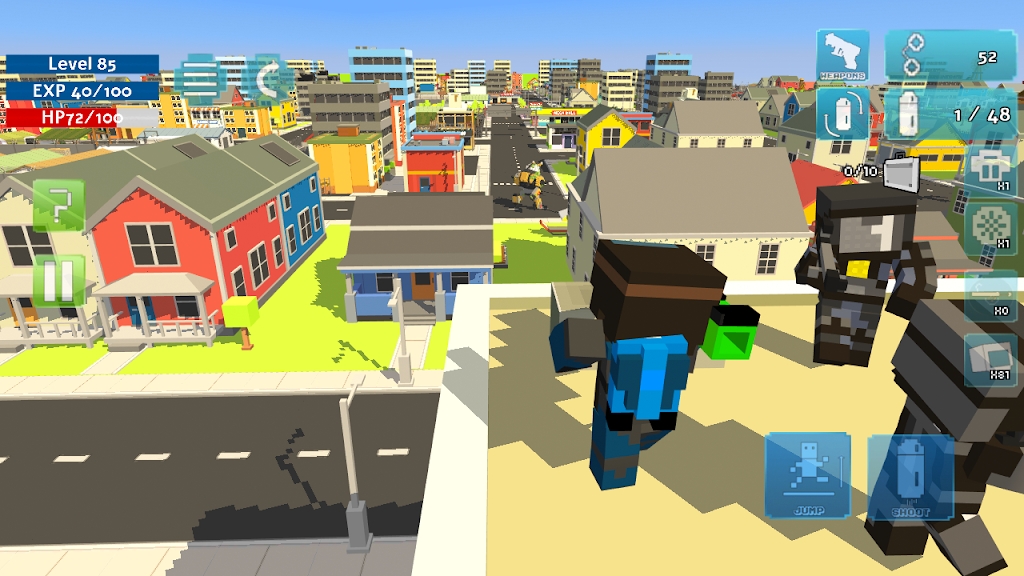 方塊特警隊(duì)官方版：Block Gun Pixel Jetpack