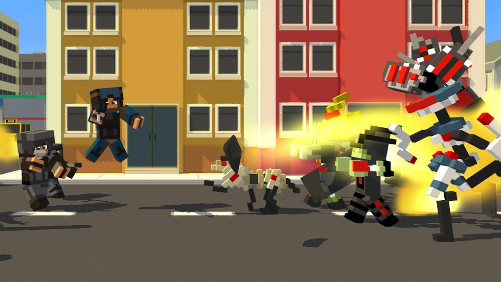 方塊特警隊(duì)官方版：Block Gun Pixel Jetpack
