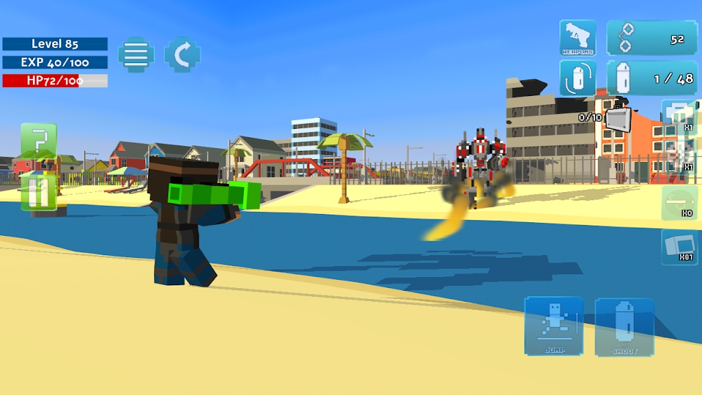 方塊特警隊(duì)官方版：Block Gun Pixel Jetpack