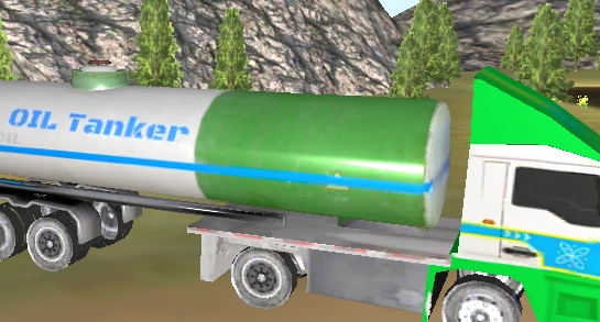 汽油卡車貨物運輸官方版Gasoline Truck Cargo Transport Downhill Off Road