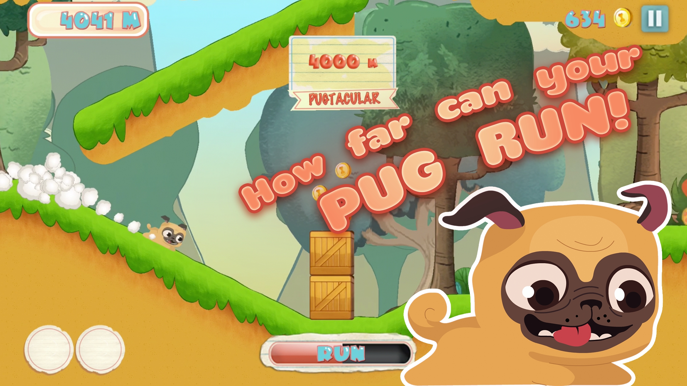 哈巴快跑游戲官方版 (Pug Run)