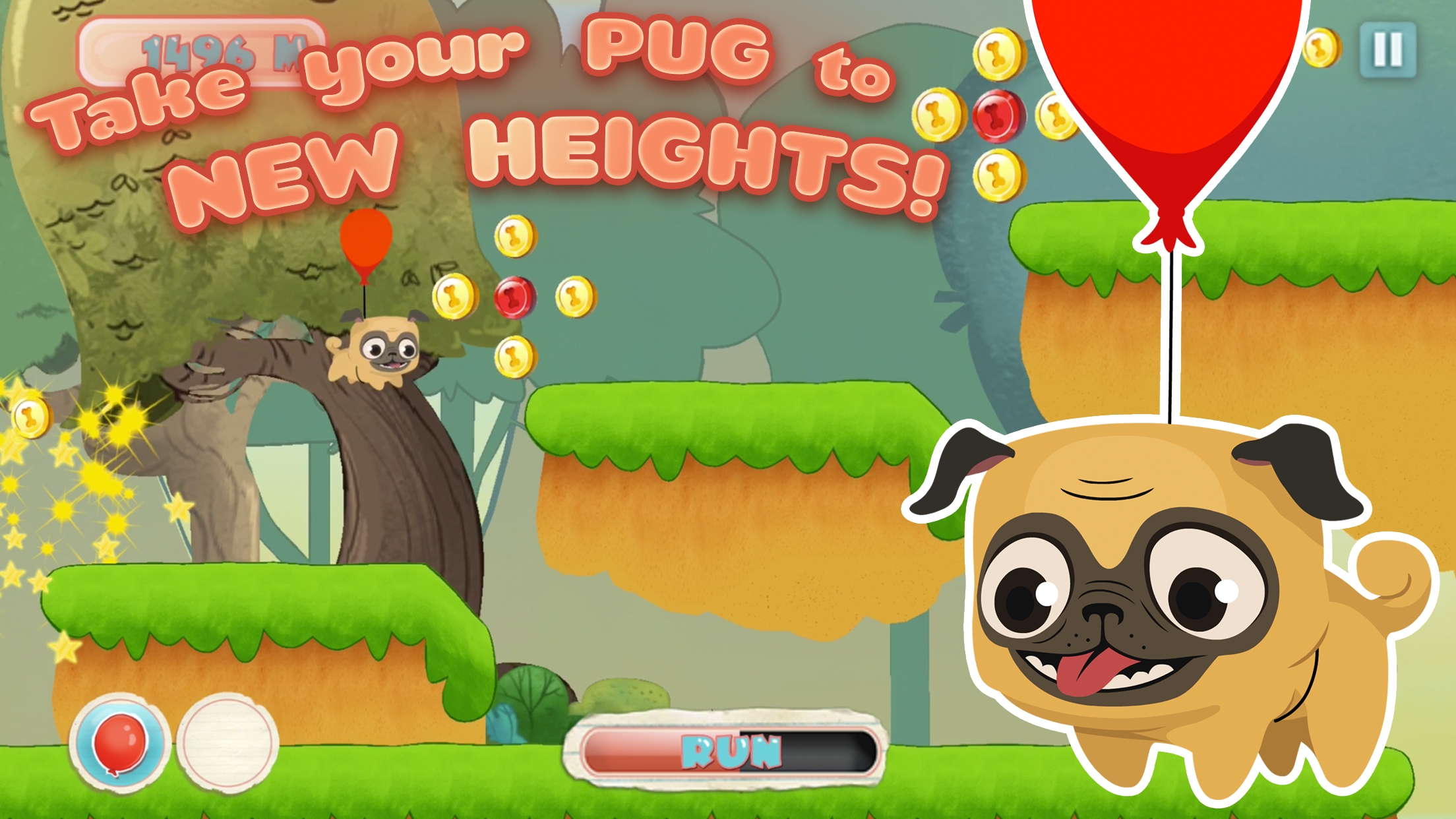 哈巴快跑游戲官方版 (Pug Run)