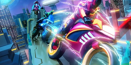 賽博摩托競賽最新版(Super Hero Racing)