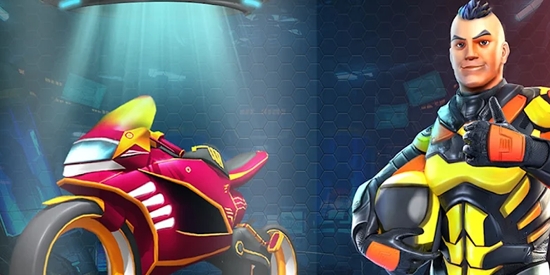 賽博摩托競賽最新版(Super Hero Racing)