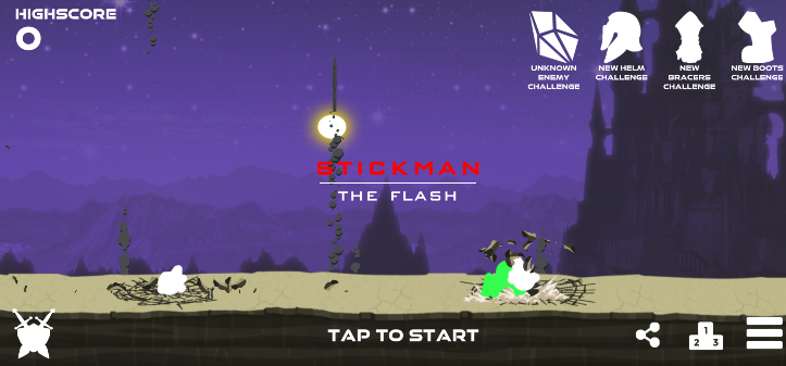 Stickman Flash: 官方版火柴人游戲