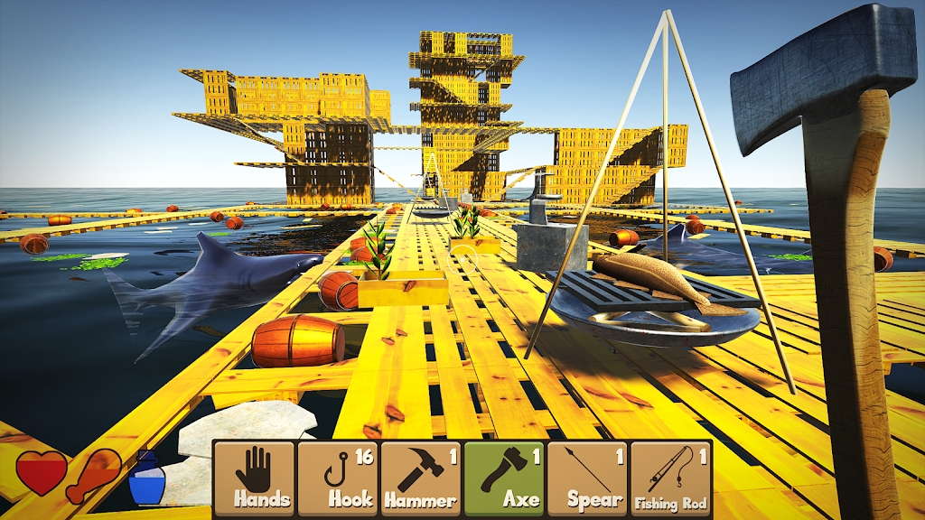 官方版《Raft》海上生存模擬游戲