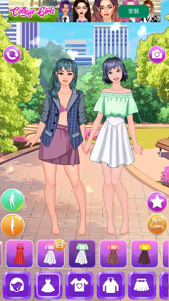 閨蜜打扮游戲官方版：BFFs購(gòu)物中心