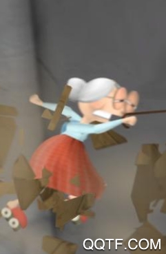 跑酷老奶奶無(wú)敵版