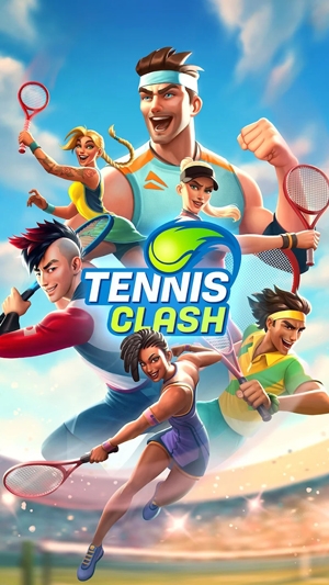 網(wǎng)球傳奇多人游戲最新版(Tennis Clash)