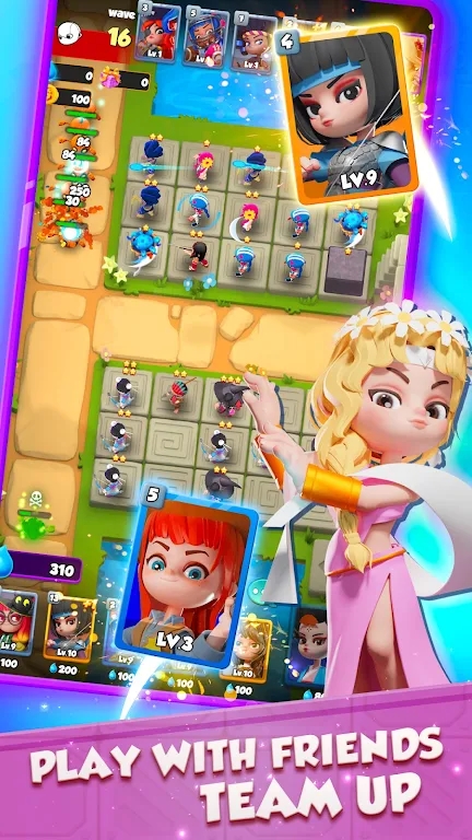 戰(zhàn)斗天使官方版：休閑塔防游戲 Angel Arena