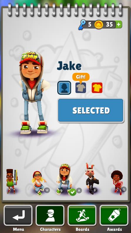 《Subway Surf 地鐵跑酷 小屏手表版 APK》