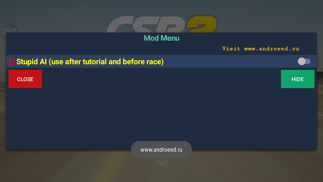 CSR賽車2內(nèi)置菜單版安裝器