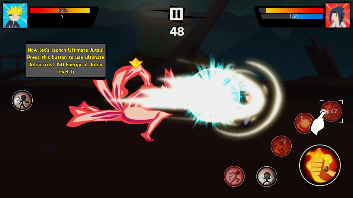 《火影忍者大戰(zhàn)：Ninja Stickman Fight 官方版》