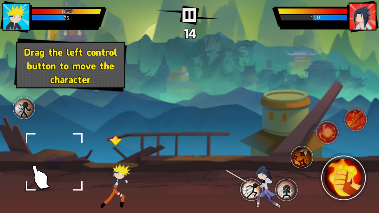 《火影忍者大戰(zhàn)：Ninja Stickman Fight 官方版》