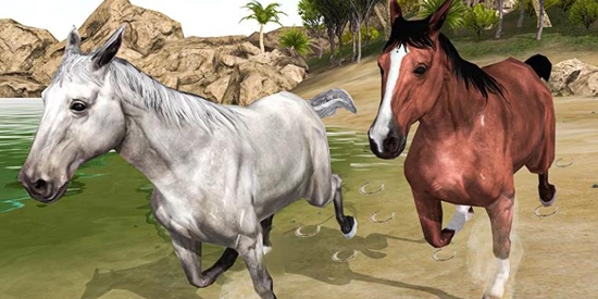 森林戰(zhàn)馬模擬器安卓版(Forest Attack Horse Simulator)