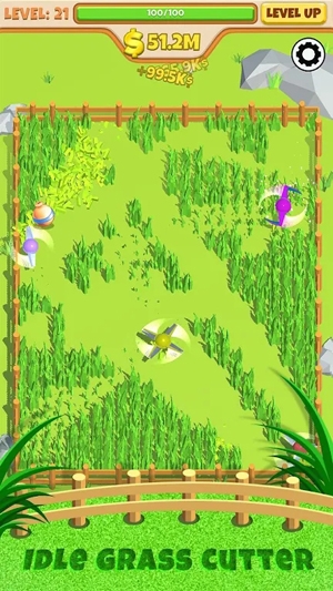 閑置割草機(jī)官方版(Idle Grass Cutter)