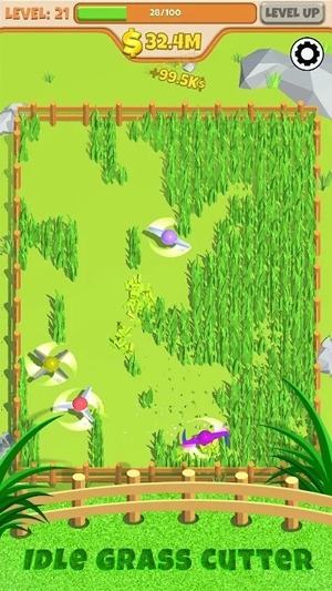 閑置割草機(jī)官方版(Idle Grass Cutter)