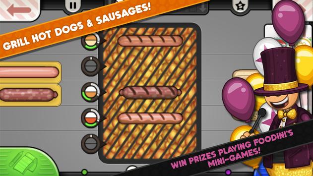 Dad's Hot Dog Shop in English