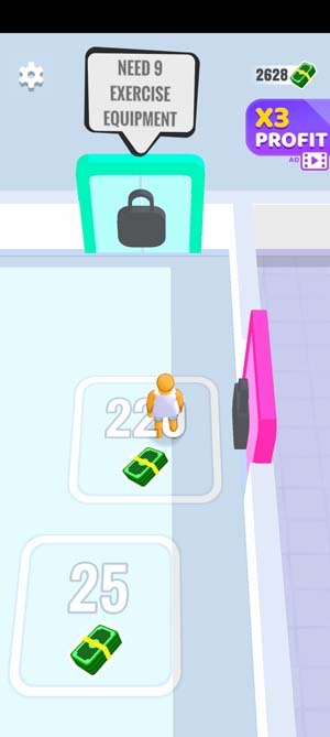 健身俱樂部3D無限鈔票版
