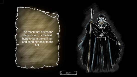 惡魔的修女英文版(Demonic Nun. Two Evil Dungeons. Scary Horror Game)