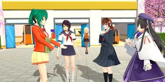 動(dòng)漫高中模擬器3D官方版(School Girl Simulator)