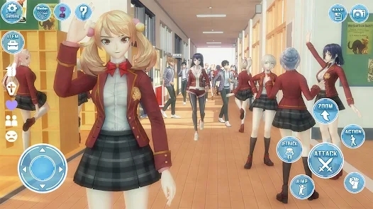 動漫學(xué)校女生約會模擬器手機版