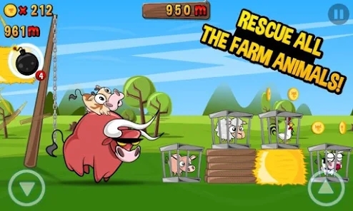 瘋狂的奶牛游戲官方版(Run Cow Run)
