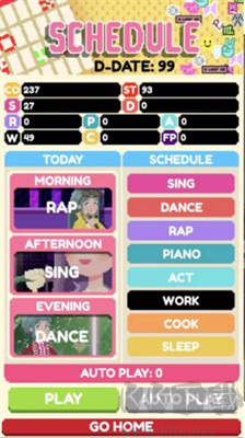 偶像活動(dòng)模擬器菜單版 v1.0.2 手機(jī)版