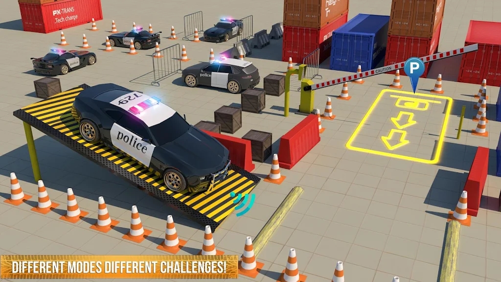 警車停車模擬器安卓版 (POLICE PARKING 2020)