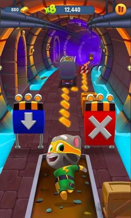 湯姆貓跑酷無(wú)限金幣鉆石版 v7.4.1.6611 免費(fèi)下載