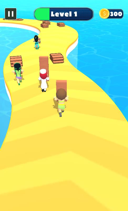 3D快速跑酷游戲（Stickman 3D Shortcut Runner）