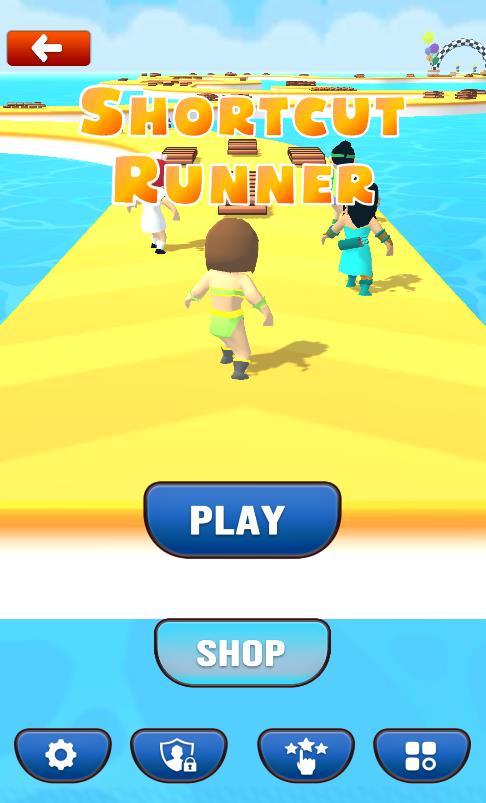 3D快速跑酷游戲（Stickman 3D Shortcut Runner）
